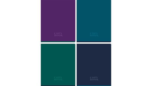 Тетрадь общая BG Monocolor.Dark А5 48 листов в клетку на скрепке цвет в ассортименте