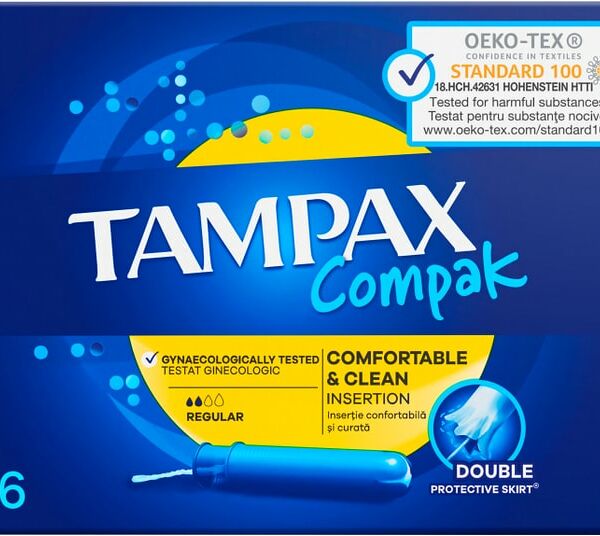 Тампоны Tampax Compak Regular с аппликатором 16шт
