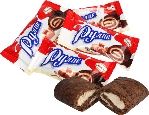 

Конфеты Акконд Рулик карамелизированное молоко вес