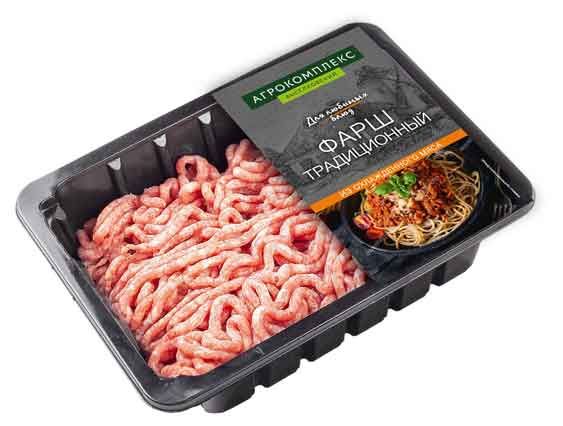 

Фарш охлажденный Агрокомплекс Традиционный свинина 500 г