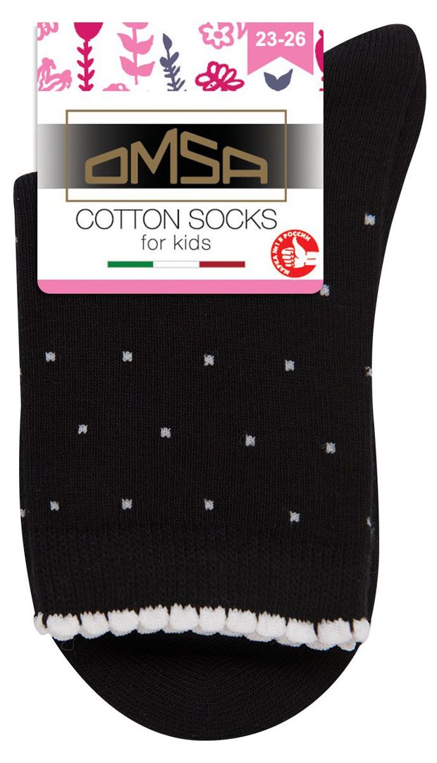 

Детские носки в горошек Omsa Kids Nero р.23-26