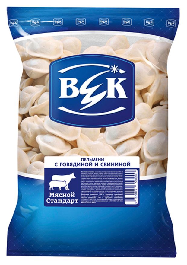 

Пельмени Век свинина, говядина 900 г