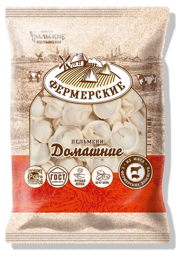 

Пельмени Уральские пельмени Фермерские домашние 700 г