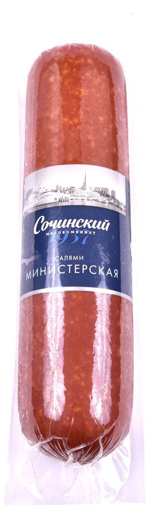 

Колбаса Сочинский мясокомбинат Министерская Салями варено-копченая вес