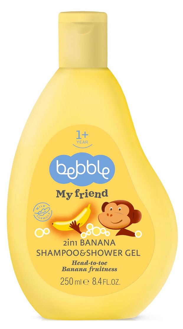 

Гель-шампунь детский Bebble My Friend 2 в 1 банан 250 мл