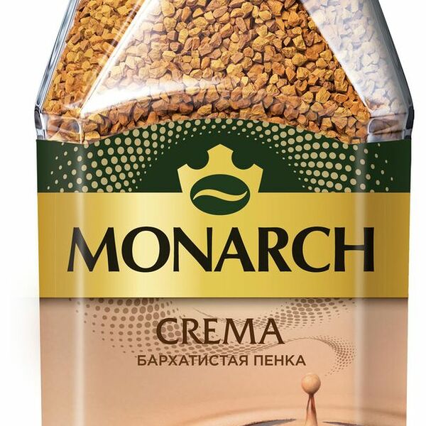 Кофе Monarch Crema натуральный растворимый сублимированный, 95 г