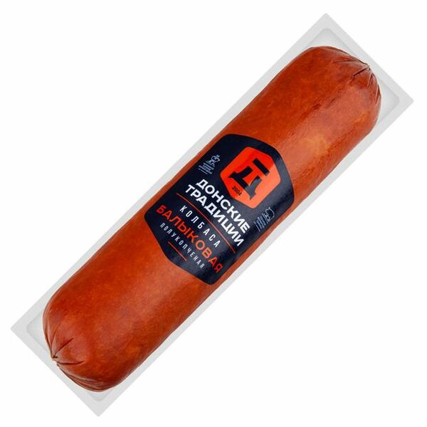 Колбаса Донские Традиции Балыковая полукопченая вес 