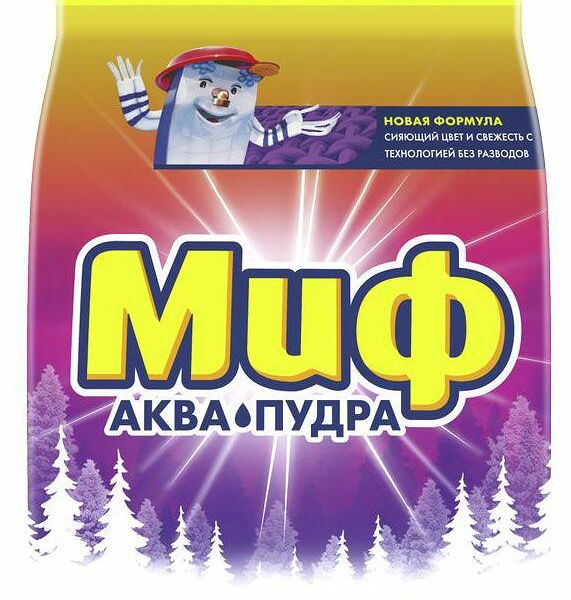 Стиральный порошок Миф Аквапудра Свежий Цвет 6 кг