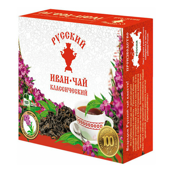 Чайный напиток Русский Иван-Чай классический 100пак 150г
