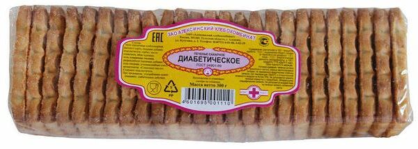 Печенье диабетическое Алексинский хлебокомбинат, 300 г