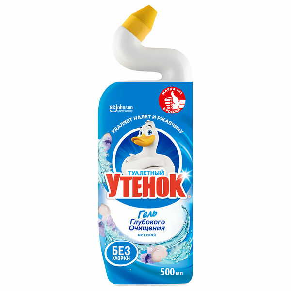 Средство чистящее Туалетный утенок 5 в 1 Морской 500 мл