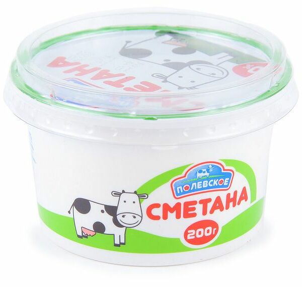 Сметана Полевское 20%