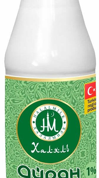 Напиток Айран Halalmilk Халяль 1%, 500 мл