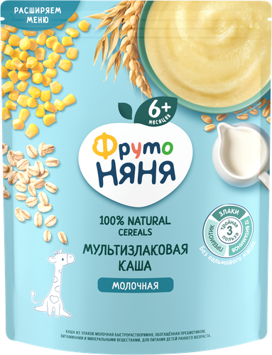 

Каша ФрутоНяня мультизлаковая молочная 200 г