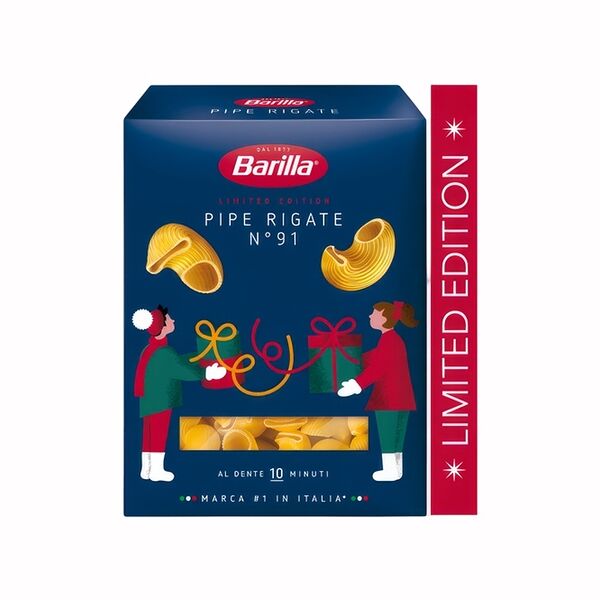 Макаронные изделия Barilla Pipe Rigate №91, 450 г