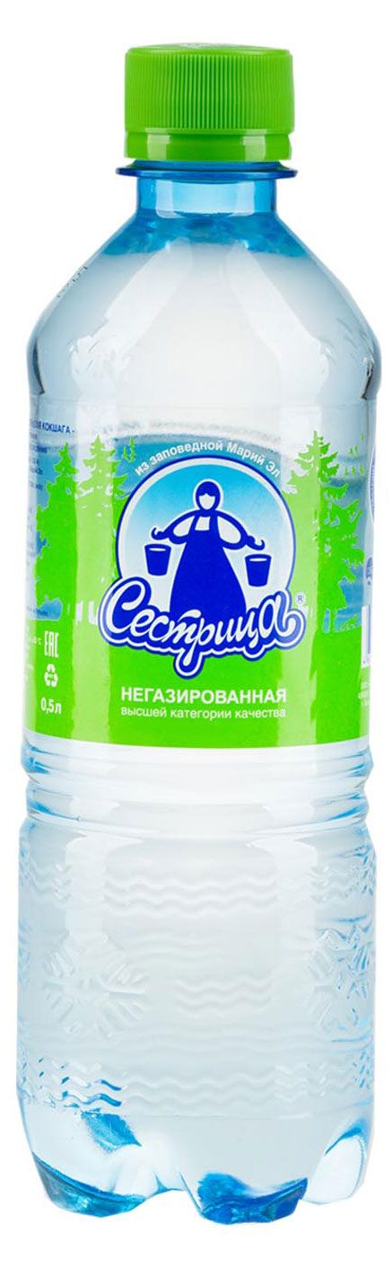 

Вода питьевая негазированная Сестрица 500 мл