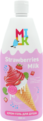 

Крем-гель для душа Milk молоко и земляника 800 мл
