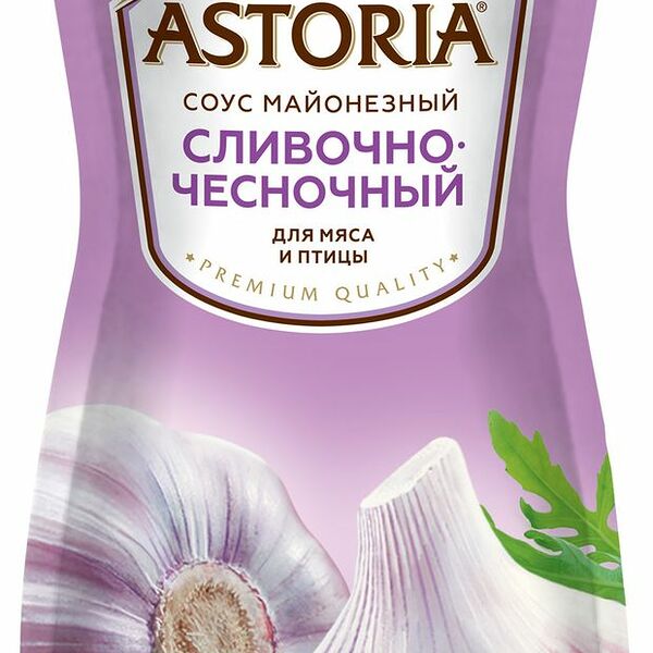 Соус Astoria для мяса и птицы майонезный сливочно-чесночный 233 г