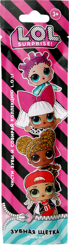 

Зубная щетка Longa Vita L.O.L. Surprise арт. S-202 цвет в ассортименте 1 шт.