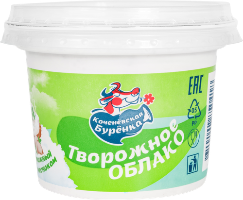 

Сыр творожный КОЧЕНЕВСКАЯ БУРЕНКА с зеленью 65%, без змж