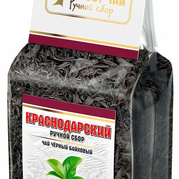 Чай черный Краснодарский ГОСТ Чай Ручной Сбор крупнолистовой 200 г