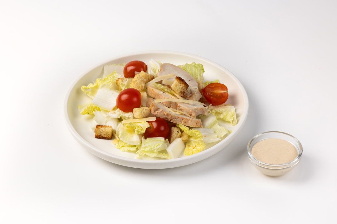 

Салат ВкусВилл Цезарь с пекинской капустой 150 г