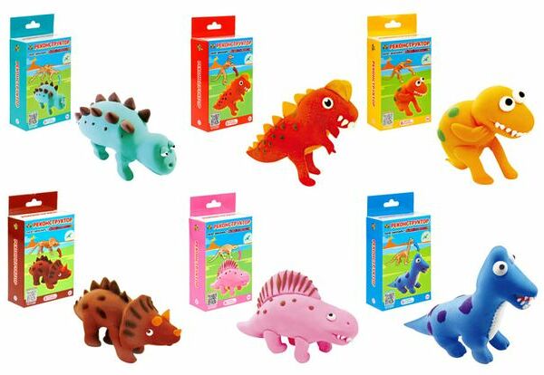 Набор для лепки 1Toy Реконструктор, 1 шт., в ассортименте