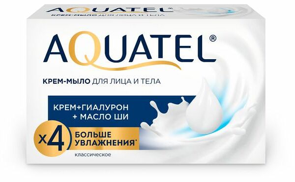 Крем-мыло Aquatel твердое классическое, 90 г