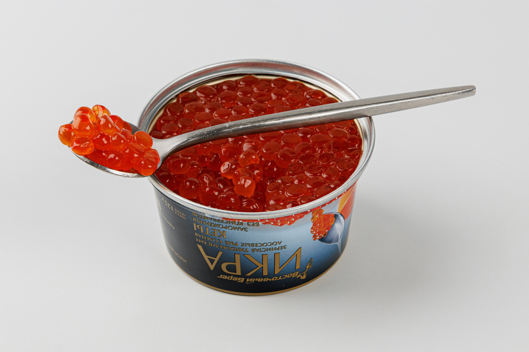 

Икра кеты лососевая Восточный берег замороженная 125 г