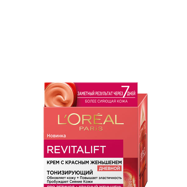 L'Oreal Paris Дневной крем для лица Revitalift с красным женьшенем, 50 мл