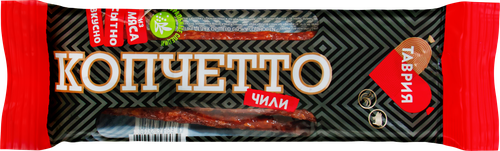 

Колбаски Таврия Копчетто чили сырокопченые, 70 г