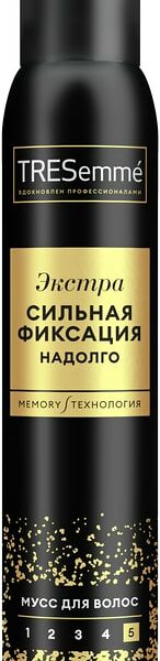Мусс для укладки волос TRESemme Egl экстра сильная фиксация 200мл