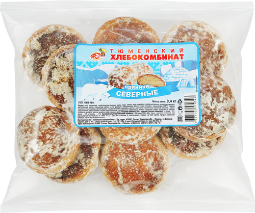 

Пряники Тюменский хлебокомбинат Северные 400 г