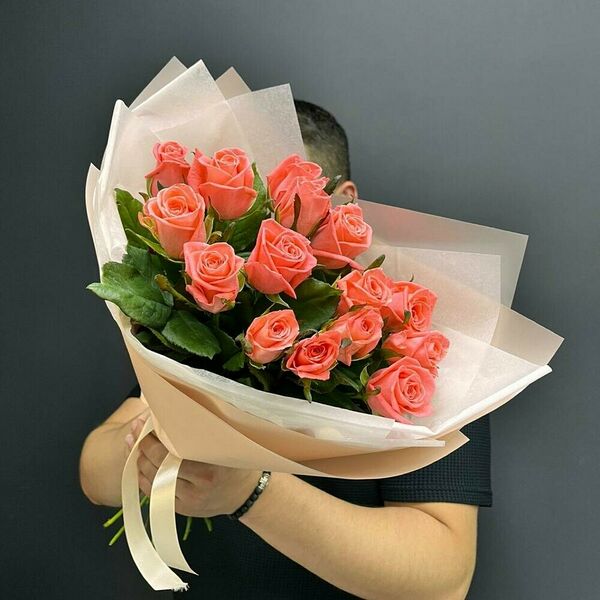 Букет из нежной ароматной розы