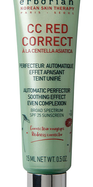 Крем для лица корректирующий Erborian CC Red Correct Redness SPF 25 Travel Size 15 мл