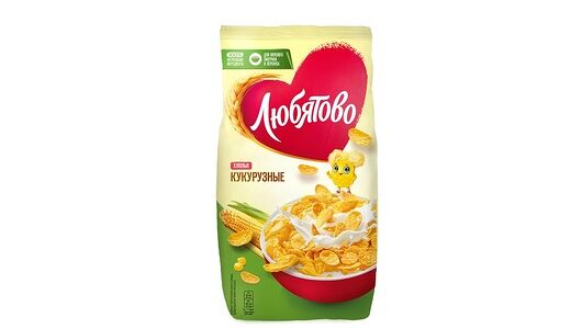 Хлопья Любятово Кукурузные 300 г