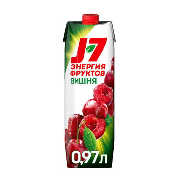 Нектар J7 вишня 970 мл