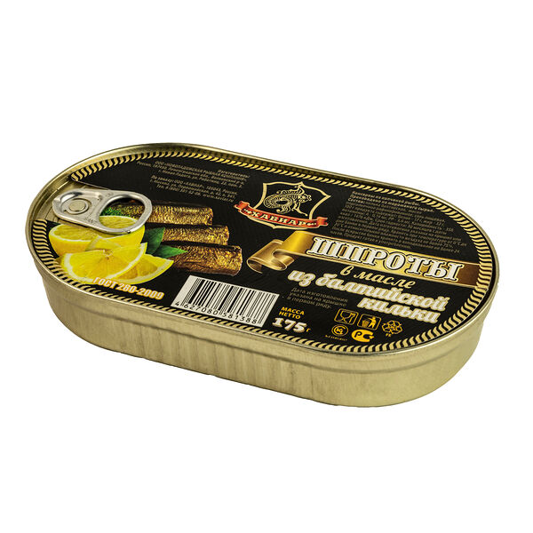 Шпроты в масле Хавиар из балтийской кильки