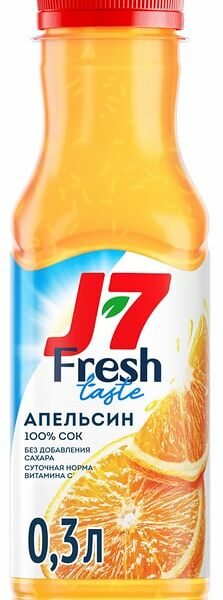 Сок J7 апельсиновый 300мл