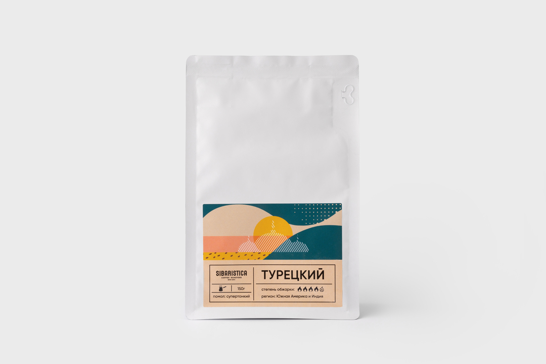 

Кофе Sibaristica Турецкий жареный молотый 150 г