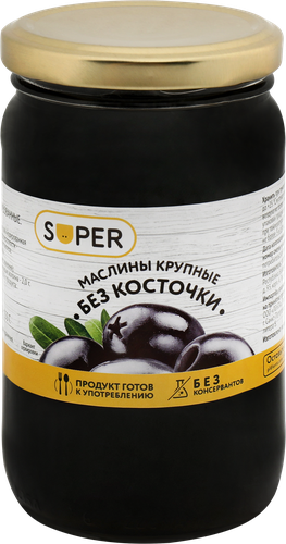 

Маслины без косточки Super крупные