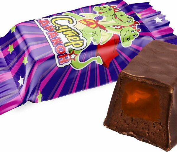 Конфеты Супер дракон глазированные