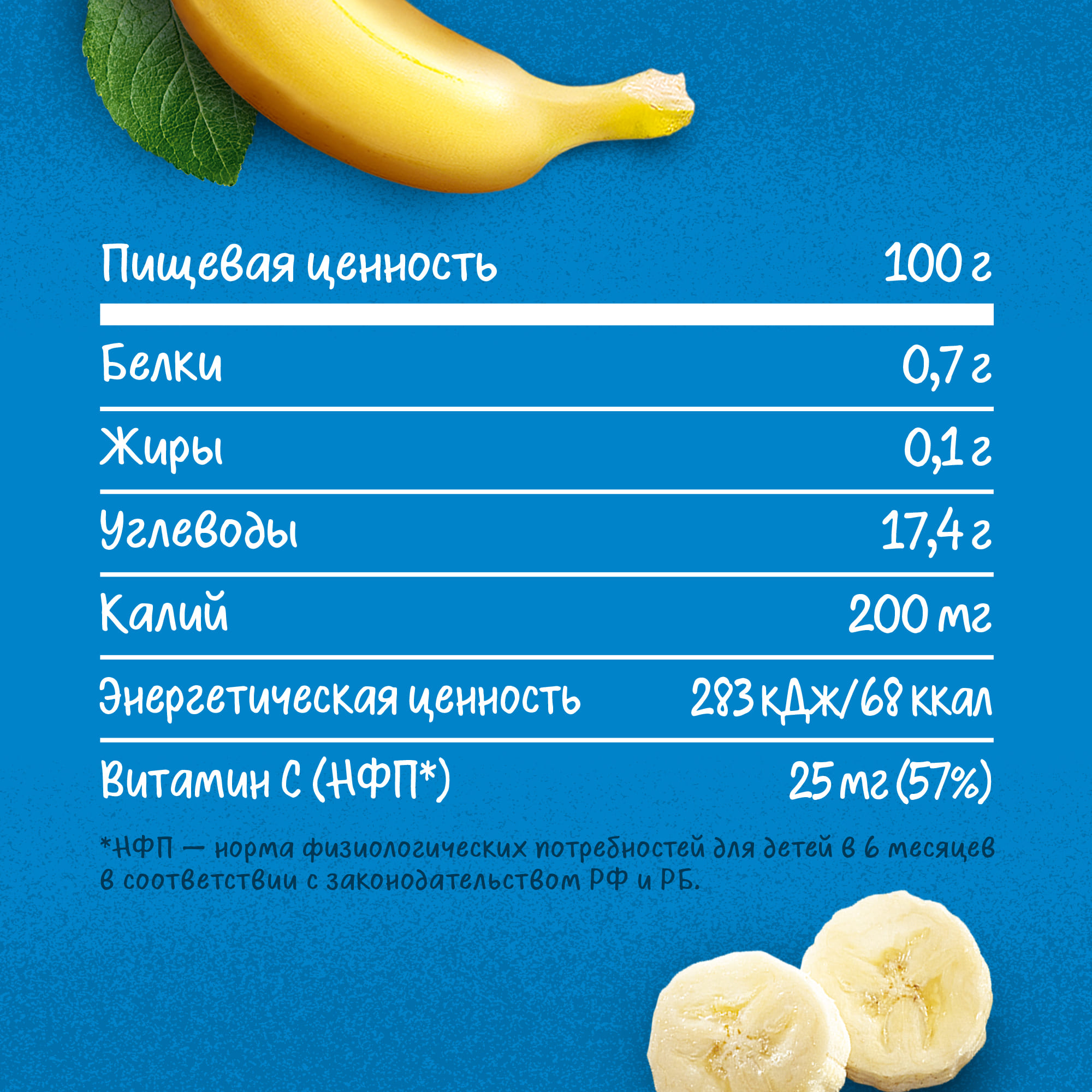 

Пюре фруктовое Gerber Яблоко, Банан 90 г