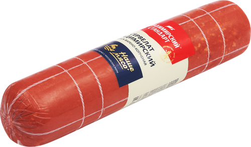 

Колбаса ВЛАДИМИРСКИЙ СТАНДАР сервелат Владимирский кат.В в/к в/у вес до 840г