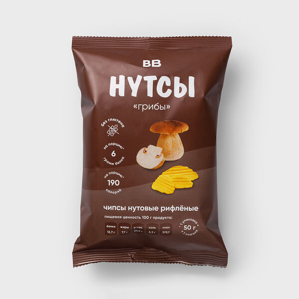 Чипсы нутовые со вкусом грибов