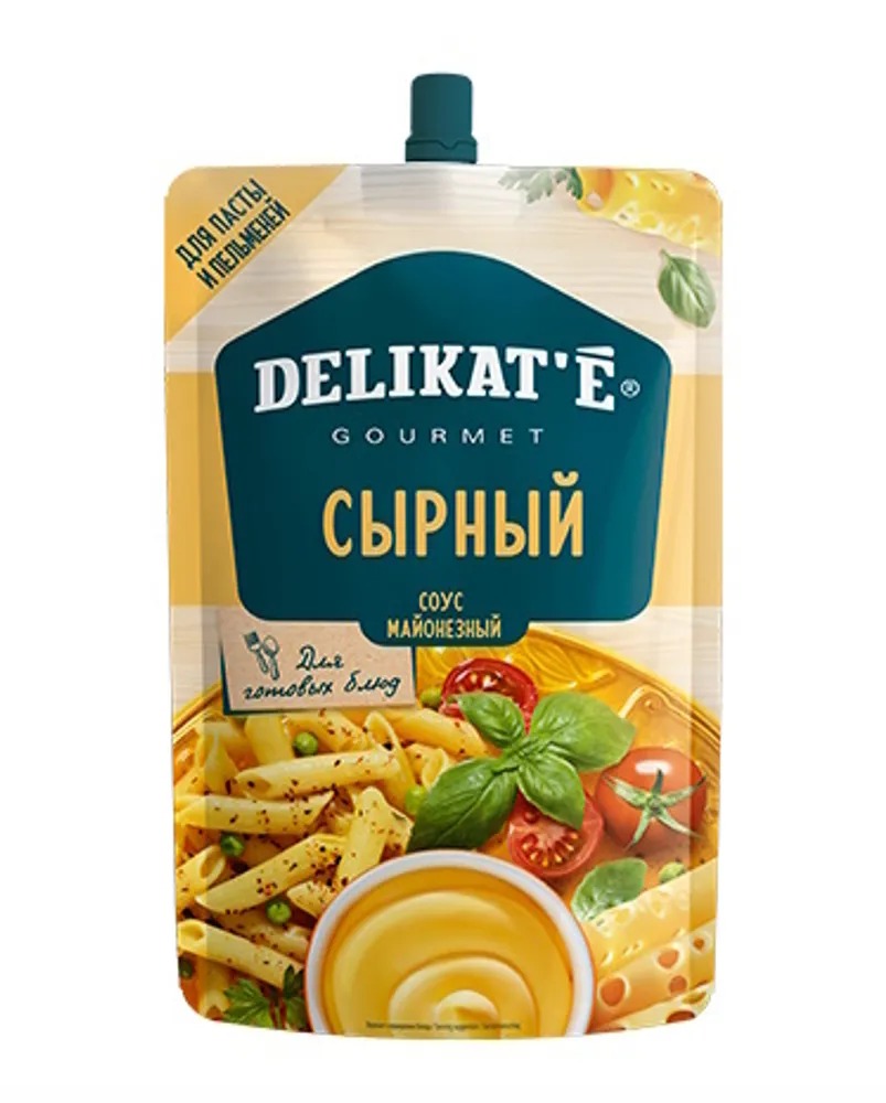 

Соус майонезный DELIKAT'E Сырный 200 г