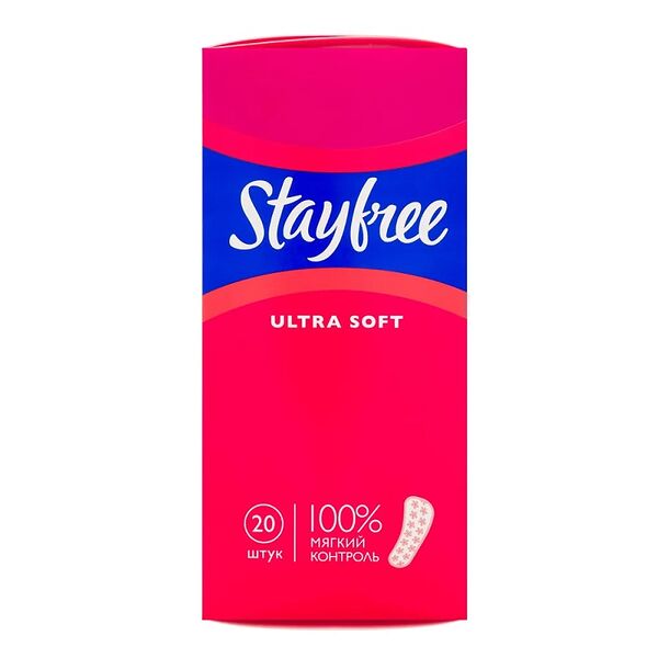 Прокладки Stayfree Ultra Soft ежедневные 20 штук