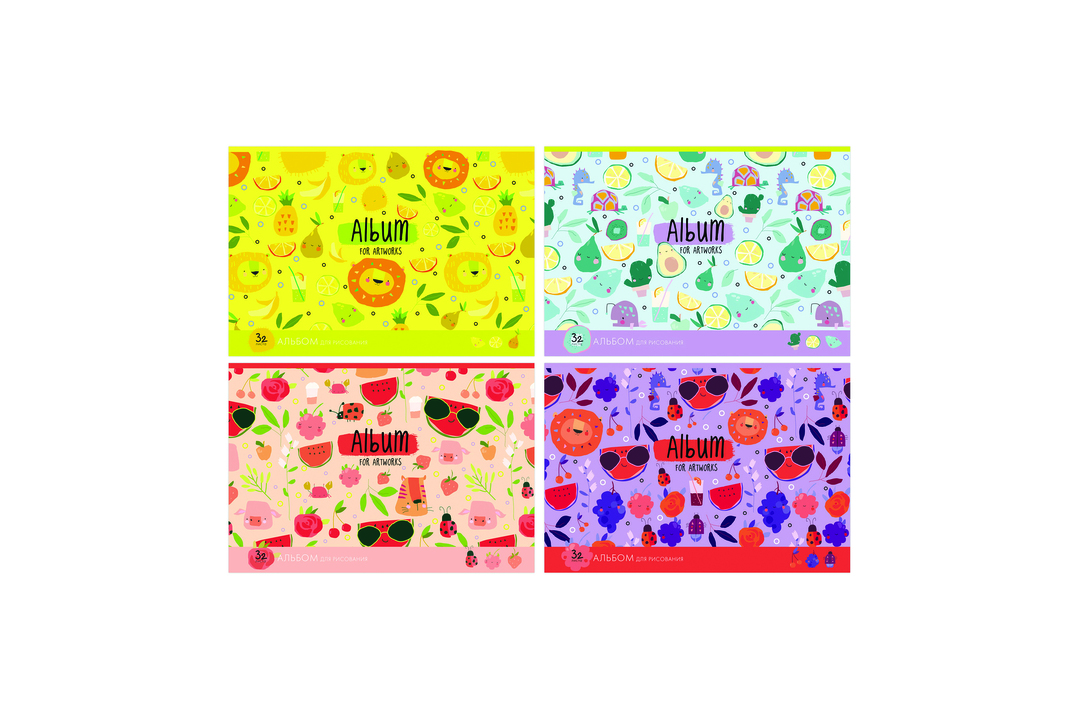 

Альбом для рисования BG Fresh 1 шт., цвет в ассортименте