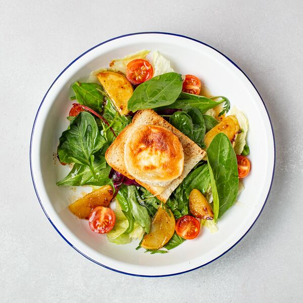 Салат Chèvre chaud