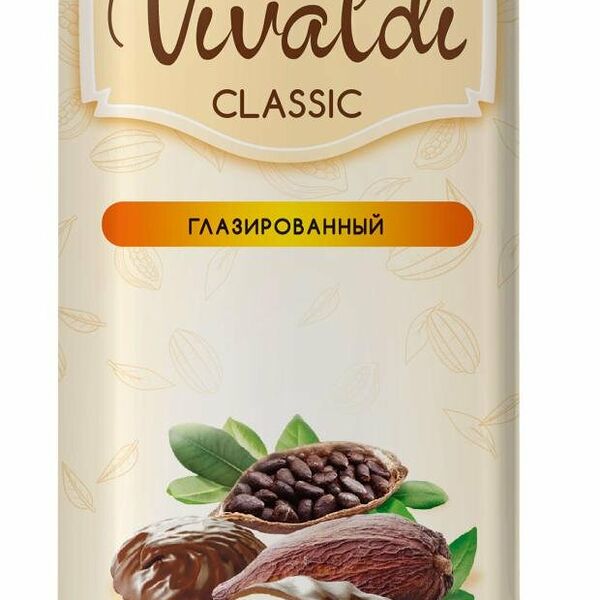 Зефир глазированный Шоколадово Vivaldi Classic, 95 г